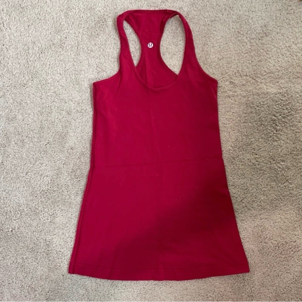 lululemon athletica Raspberry Racerback Tank